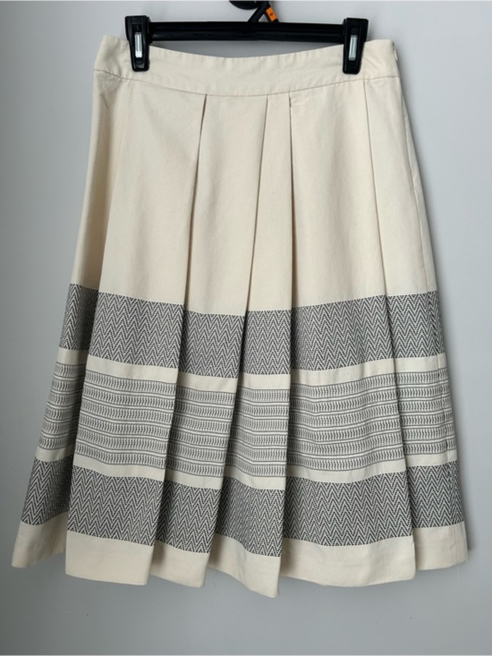 Zara Asymmetrical Box Pleat Skirt
